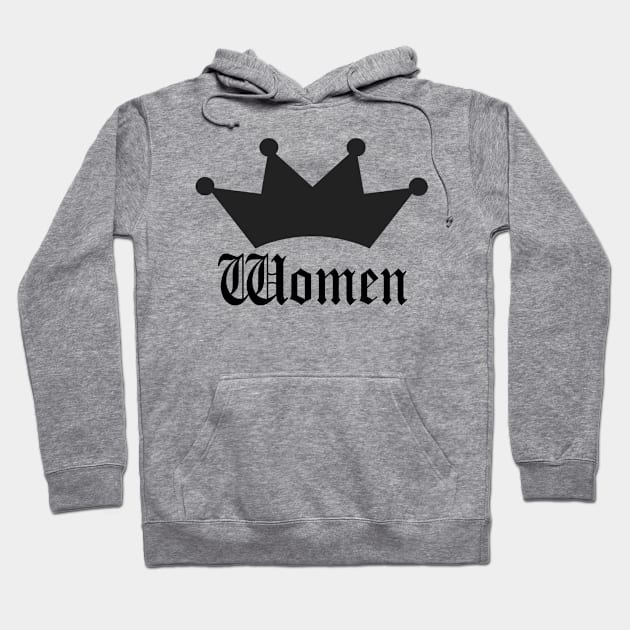 Women with Crown Hoodie by FieryAries